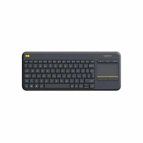 Logitech Wireless Keyboard With TouchPad K400 Plus  - Black By Mouse/keyboards
