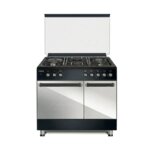 MIKA 90cm Dual Fuel Standing Cooker MST9041WEG10PB Platinum Grey By Mika