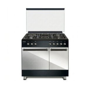 MIKA 90cm Dual Fuel Standing Cooker MST9041WEG10PB Platinum Grey photo