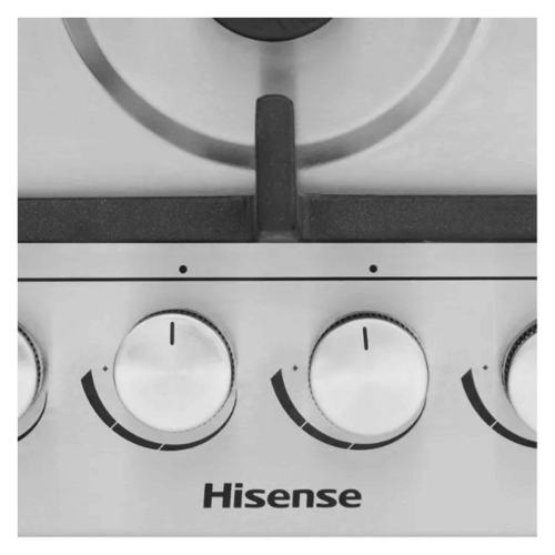 Hisense HHU60GAGR 60CM Built-in Gas Hob – Stainless Steel