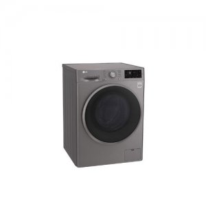 LG F4J6TMP8S Front Load Washer Dryer, 8/5 KG - Silver photo