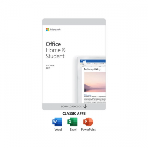 Microsoft Office Home & Student 2019 (1-User License, Product Key Code) By Microsoft