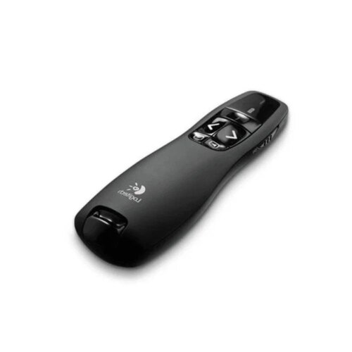 Logitech R400 Wireless Presenter – Laser Pointer, 15m Range, Ergonomic Design