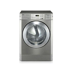 LG FH069FD2FS Commercial Washing Machine, Front Load, 10KG, Silver - Stackable photo