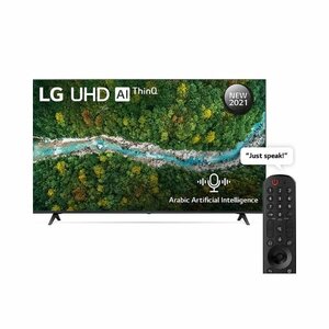 LG 55 Inch UP77 Series4K UHD HDR Smart TV - Frameless With Bluetooth ,Alexa,siri,google Assistant & Apple AirPlay 2 - 2021 Model (55UP7750PVB) photo