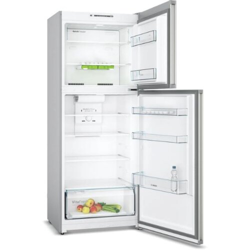 Bosch Top Mount Freezer Fridge 380L Silver - Model: KDN43N12K5