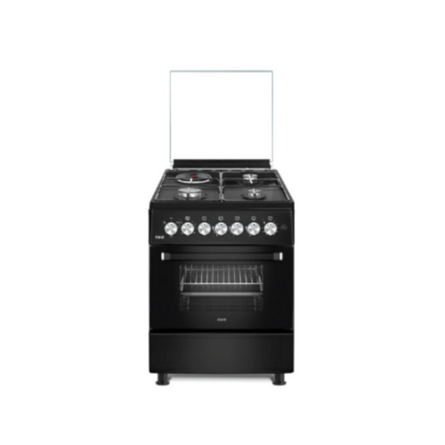 MIKA MST58U31E3BLEM Standing Cooker: 58cm X 58cm, 3 Gas Burners + 1 Electric Rapid Hot Plate