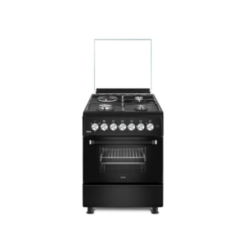 MIKA MST58U31E3BLEM Standing Cooker: 58cm X 58cm, 3 Gas Burners + 1 Electric Rapid Hot Plate By Mika