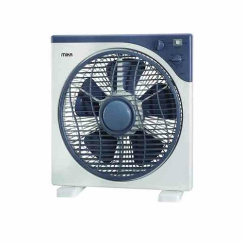 Mika 12 Inch Box Fan Square, Light & Dark Grey MFB1210DG By FANS
