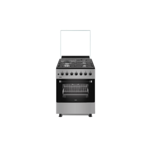 New MIKA MST6231E4SB Standing Cooker: 60cm X 60cm, 3 Gas Pool Jet Burners + 1 Rapid Hot Plate, Auto Ignition By Mika