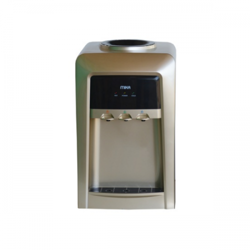 MIKA Water Dispenser, Table Top, Hot, Normal & Cold, Electric Cooling MWD1502/GBL Gold & Black