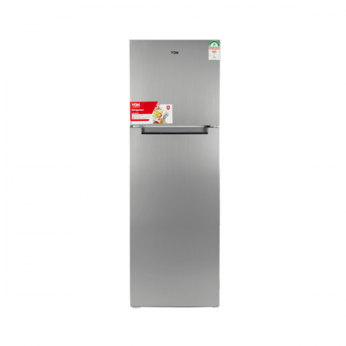 Von VART-36NHS Double Door Fridge 251L - Silver