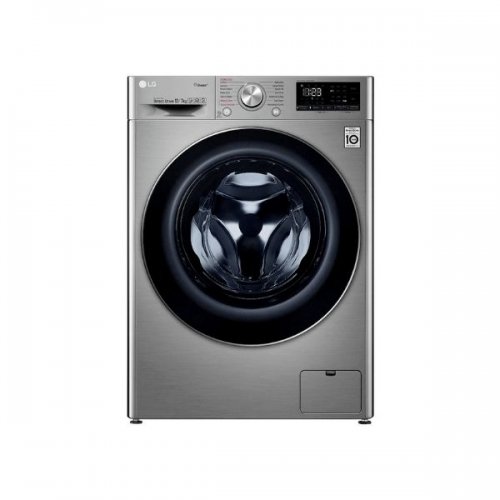 LG F4V5RGP2T Front Load Washer Dryer, 10.5/7KG - Silver By LG