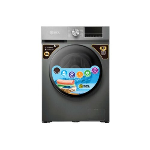 SCL 10KG Washing Machine, Silver – Model SCL-WF1014TISG