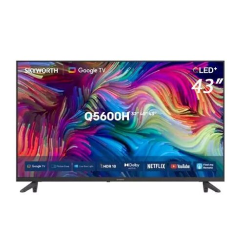 Skyworth 43 Inch 4K LED Smart Google TV – HDR Display 43G6500G