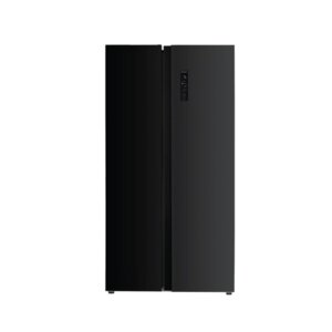 MIKA 529L Side By Side No Frost Black Glass Fridge MRNF2D529GBV photo