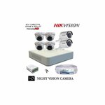 Hikvision 6 Channel HD CCTV Camera Full Kit (with Night Vision + Motion Sensor) By Hikvision