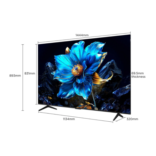TCL 75 Inch QLED 4K Smart TV With Dolby Atmos And Google TV – 75T6D (2026 Model)