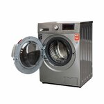 RAMTONS FRONT LOAD FULLY AUTOMATIC 10KG WASHER, 6KG DRYER, SILVER + FREE PERSIL GEL- RW/160 By Ramtons