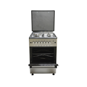 MIKA Mika Standing Cooker, 58cm X 58cm, 3 + 1, Electric Oven, Silver - MST60PI31SL/EM photo