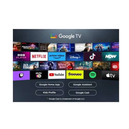 TCL 43 Inch 4K Google Smart TV 43PV6D 2026 Model – Dolby Atmos, Google Assistant, HDR, 120Hz