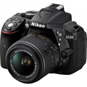Nikon D5300 DSLR Camera With 18-55mm Lens (Black) photo