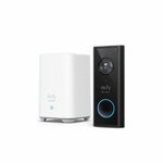 Eufy Video WiFi Doorbell 2K Battery-Powered With Homebase | E82101W4 By Anker