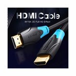 VENTION HDMI CABLE 5METER BLACK – VEN-AACBJ By Cables