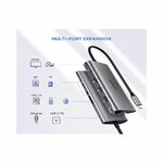 UGREEN USB-C Multifunction Adapter 8 In 1 - CM121 By Hubs/Cables