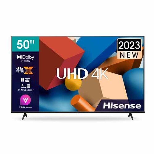 Hisense 50A6K 50 Inch 4K UHD Smart TV (2023 Model) - 50A6KKEN By Hisense