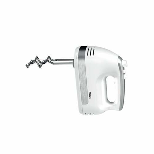 MIKA Hand Mixer – Milky White/Silver, Easy Mixing MMH102WS By Mika