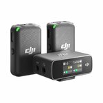 DJI Mic 2-Person Compact Digital Wireless Microphone System/Recorder For Camera & Smartphone (2.4 GHz) By Other