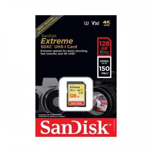 SanDisk Extreme 128 GB MicroSDXC Memory Card