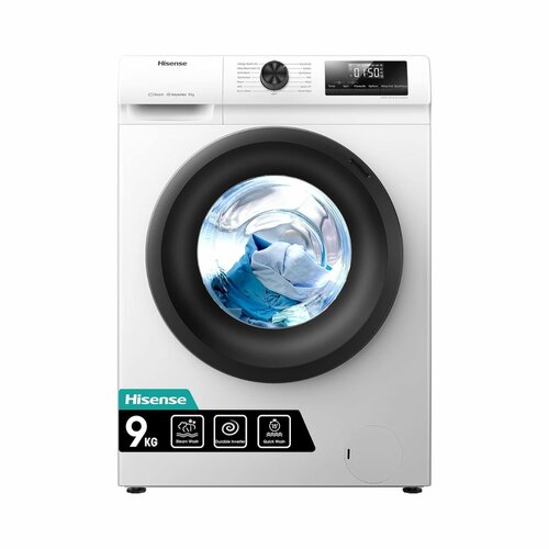 Hisense-WFQP9014EVM-Freestanding-9 KG-Front Load Washer By Hisense