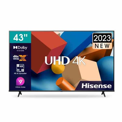 Hisense 43A6K 43 Inch 4K UHD Smart TV (2023 Model) By Hisense