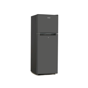 MIKA MRDCD138DS Fridge: 138L, 2 Door Top Mount Freezer, Defrost, Dark Silver photo