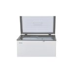 MIKA MCF141WWG Chest Freezer, 141L, White Inner, White Grey By Mika