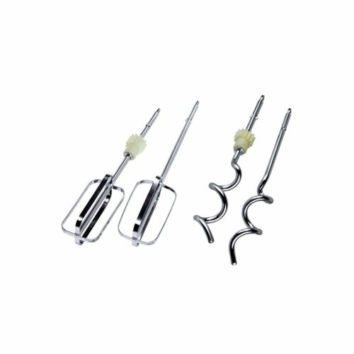 MIKA Hand Mixer – Milky White/Silver, Easy Mixing MMH102WS