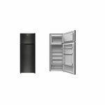 MIKA Refrigerator, 211L, Direct Cool, Double Door, Dark Matt SS MRDCD211XDM By Mika