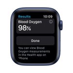 Apple Watch Series 6 (GPS, 44mm, Blue Aluminum, Deep Navy Sport Band) By Apple