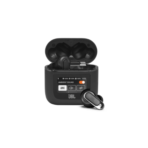 JBL Tour Pro 2: True Adaptive Noise Cancelling, 40-Hour Playtime (Black, Champagne) By JBL