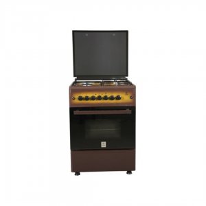 MIKA Standing Cooker, 58cm X 58cm, 3 + 1, Electric Oven, Light Brown TDF  MST60PU31DB/SD photo