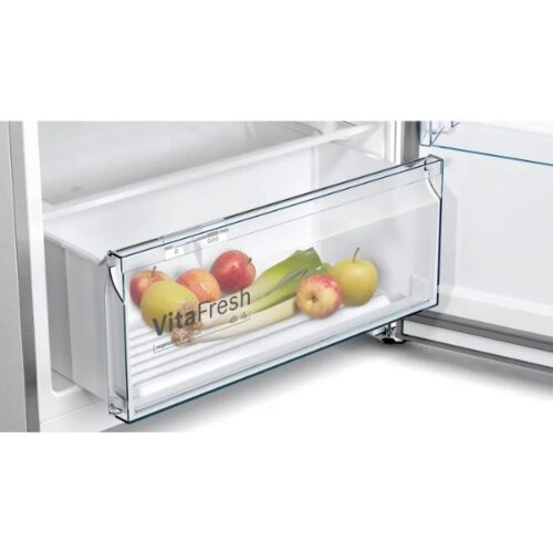 Bosch Top Mount Freezer Fridge 380L Silver - Model: KDN43N12K5