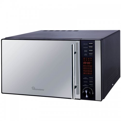 RAMTONS 25 LITERS MICROWAVE+GRILL BLACK- RM/326