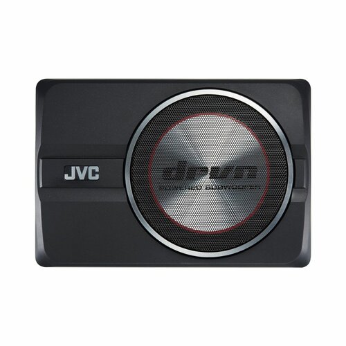JVC CW-DRA8 Compact Powerful Subwoofer 250-watt Class D Amplifier By Woofers(carseat, Mount)