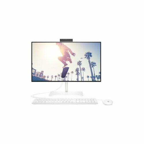 Sleek HP 24-CB1025nh AIO: Core I5-1235U (12th Gen), 8GB RAM, 512GB SSD By HP