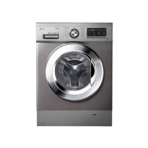  LG FH4G6VDYG6 Front Load Washing Machine, 9KG - Silver photo