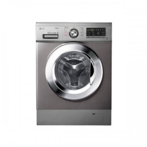 LG FH4G6VDYG6 Front Load Washing Machine, 9KG - Silver By LG