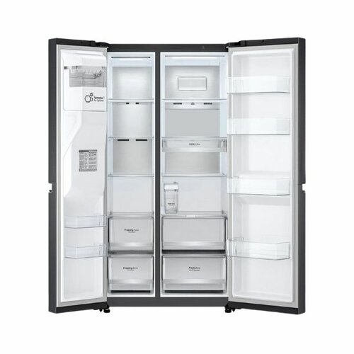 LG GC-J257SQRS Refrigerator, Side By Side - 635L
