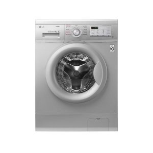 LG FH2G7QDY5 Front Load Washing Machine, 7KG - Silver photo